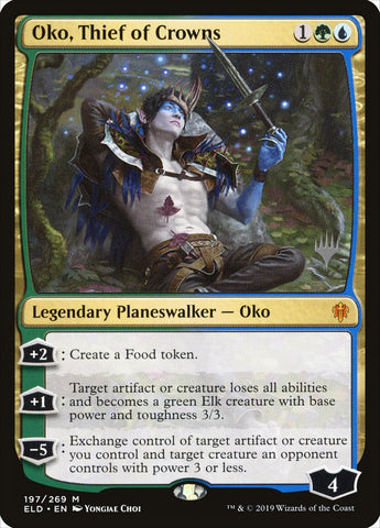Oko, Thief of Crowns (Promo Pack) ESPAÑOL [Throne of Eldraine Promos]