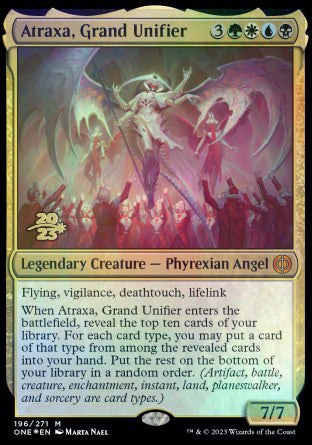 Atraxa, Grand Unifier ESPAÑOL [Phyrexia: All Will Be One Prerelease Promos]