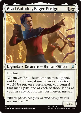 Brad Boimler, Eager Ensign [Star Trek]