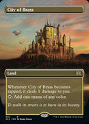 City of Brass (Borderless Alternate Art) SIGNED [Double Masters 2022]
