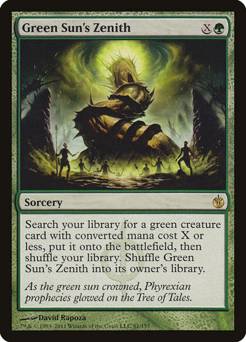 Green Sun's Zenith ESPAÑOL [Mirrodin Besieged]