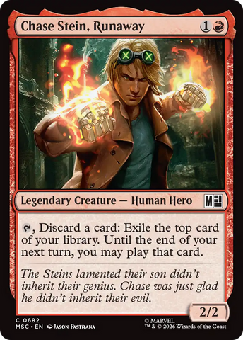 Chase Stein, Runaway [Marvel Super Heroes Commander]