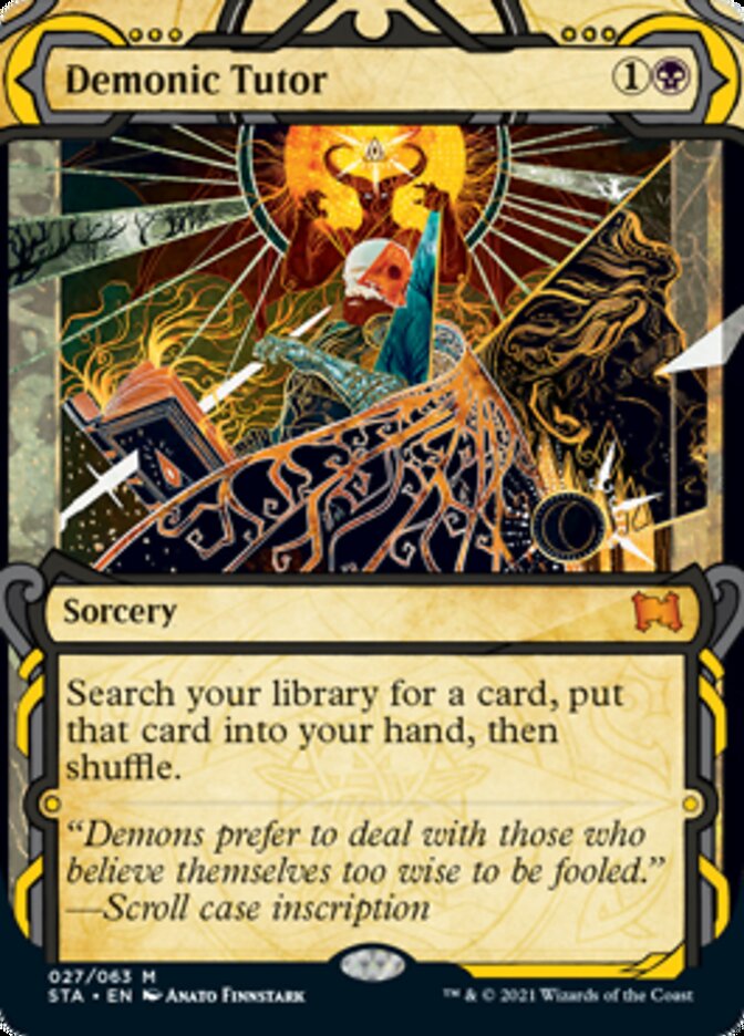 Demonic Tutor JAPANESE [Strixhaven: School of Mages Mystical Archive]