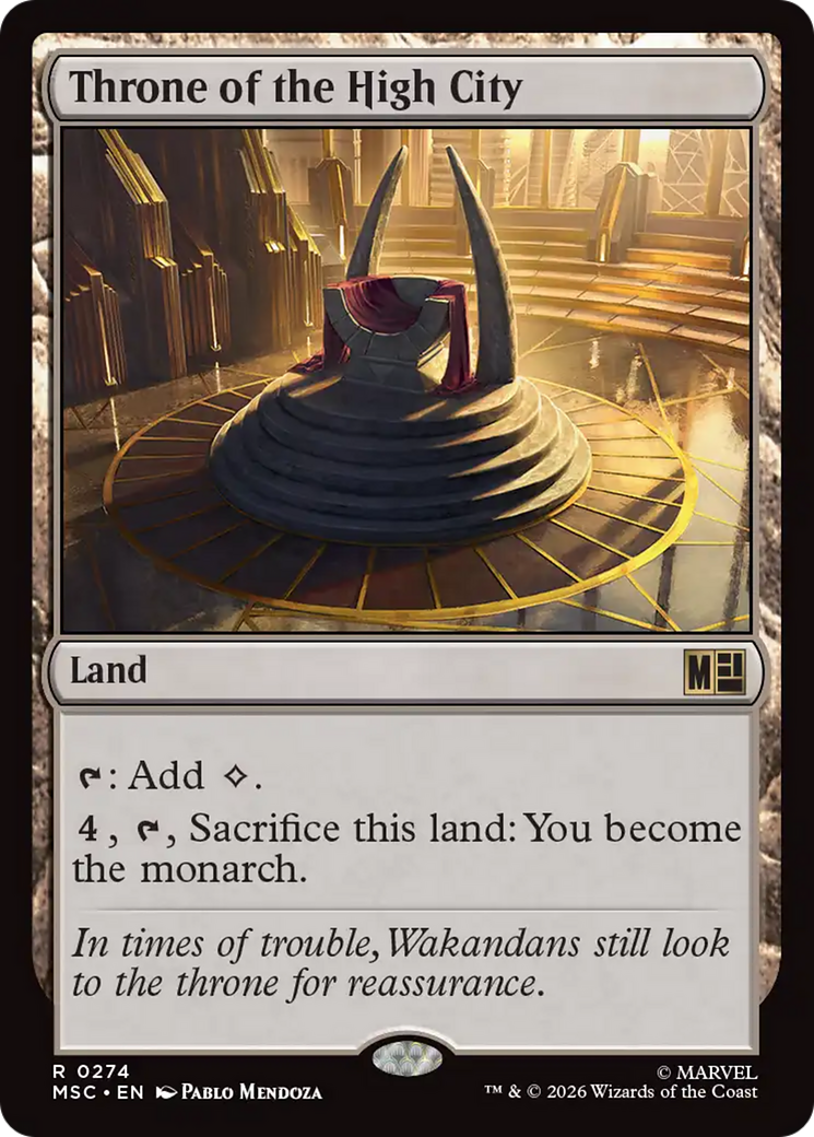 Throne of the High City (Surge Foil) [Marvel Super Heroes Commander]