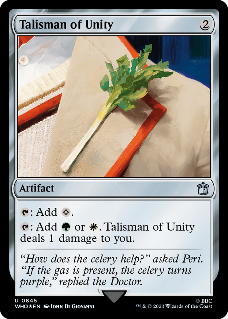 Talisman of Unity (Surge Foil) [Doctor Who]