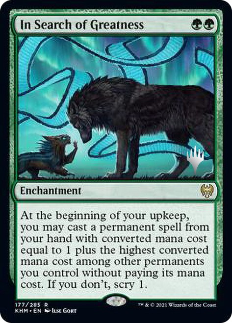 In Search of Greatness (Promo Pack) ESPAÑOL [Kaldheim Promos]