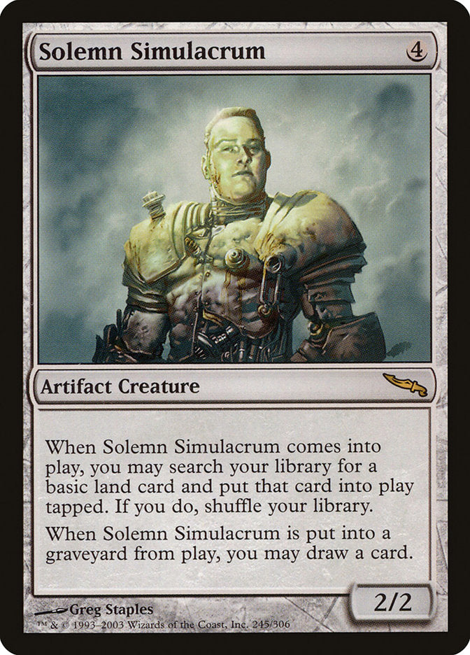 Solemn Simulacrum ESPAÑOL [Mirrodin]