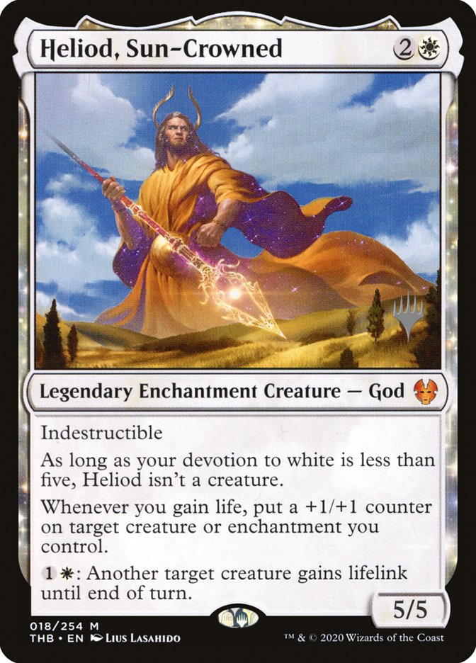 Heliod, Sun-Crowned (Promo Pack) JAPANESE [Theros Beyond Death Promos]