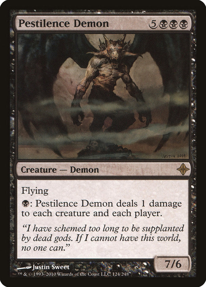 Pestilence Demon ESPAÑOL [Rise of the Eldrazi]