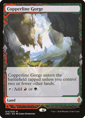 Copperline Gorge (Expeditions) JAPANESE [Zendikar Rising Expeditions]