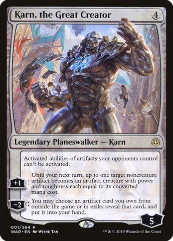 Karn, the Great Creator ESPAÑOL [War of the Spark]