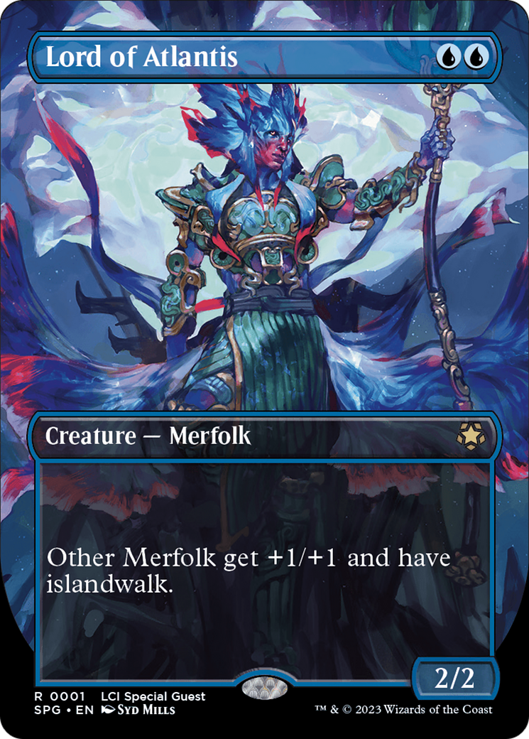Lord of Atlantis (Borderless) JAPANESE [The Lost Caverns of Ixalan Special Guests]