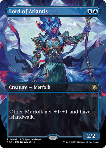 Lord of Atlantis (Borderless) JAPANESE [The Lost Caverns of Ixalan Special Guests]