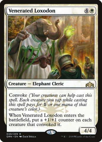 Venerated Loxodon ESPAÑOL [Guilds of Ravnica]