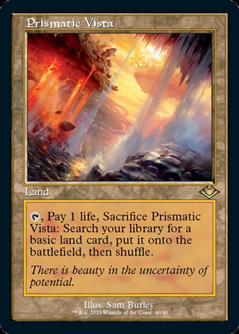 Prismatic Vista (Retro Foil Etched) JAPANESE [Modern Horizons]