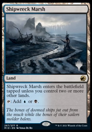 Shipwreck Marsh (Promo Pack) ESPAÑOL [Innistrad: Midnight Hunt Promos]