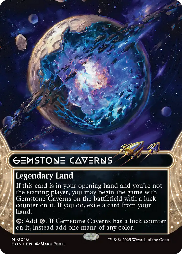 Gemstone Caverns (0016) (Borderless) SIGNED [Edge of Eternities: Stellar Sights]