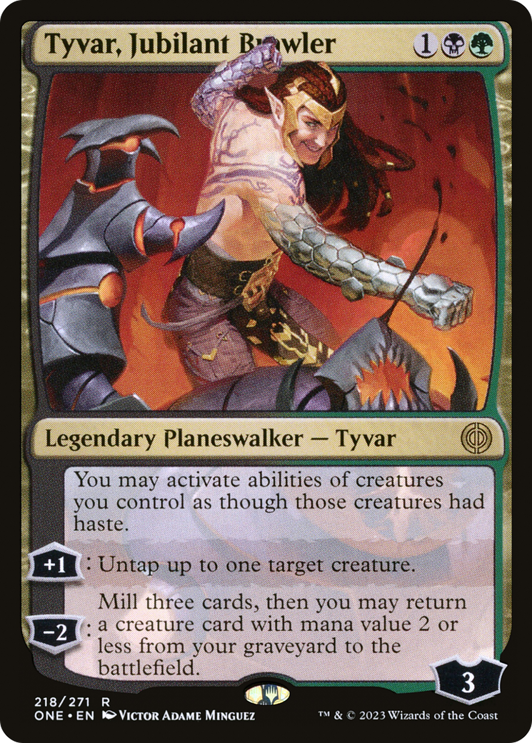 Tyvar, Jubilant Brawler ESPAÑOL [Phyrexia: All Will Be One]