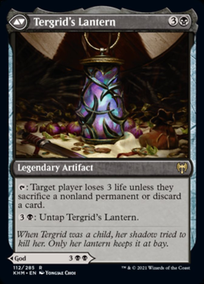 Tergrid, God of Fright // Tergrid's Lantern JAPANESE [Kaldheim]