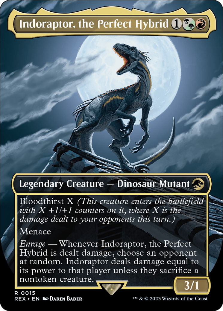 Indoraptor, the Perfect Hybrid (Borderless) ESPAÑOL [Jurassic World Collection]