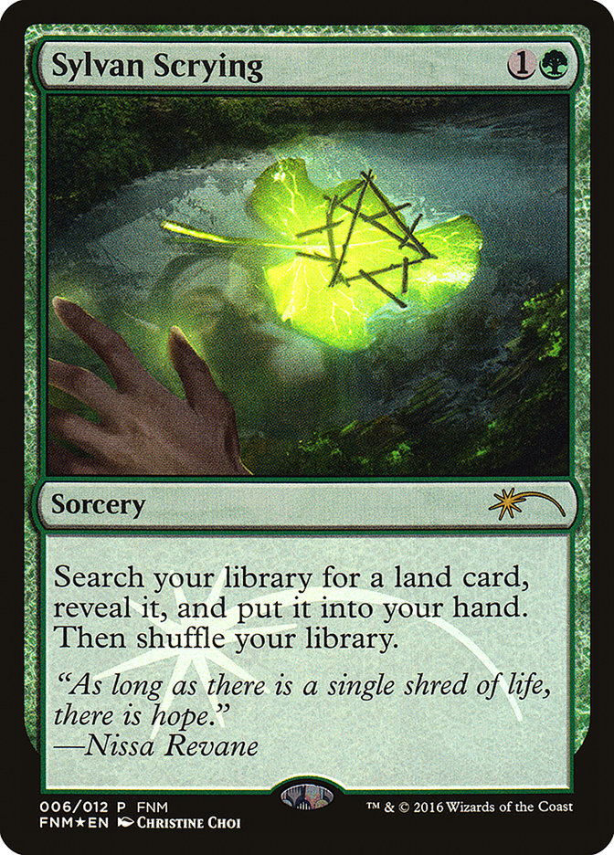 Sylvan Scrying ESPAÑOL [Friday Night Magic 2016]