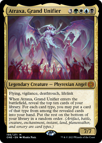 Atraxa, Grand Unifier (Promo Pack) ESPAÑOL [Phyrexia: All Will Be One Promos]