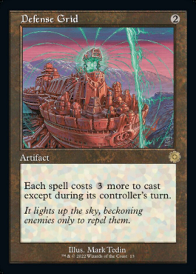 Defense Grid (Retro) SIGNED [The Brothers' War Retro Artifacts]