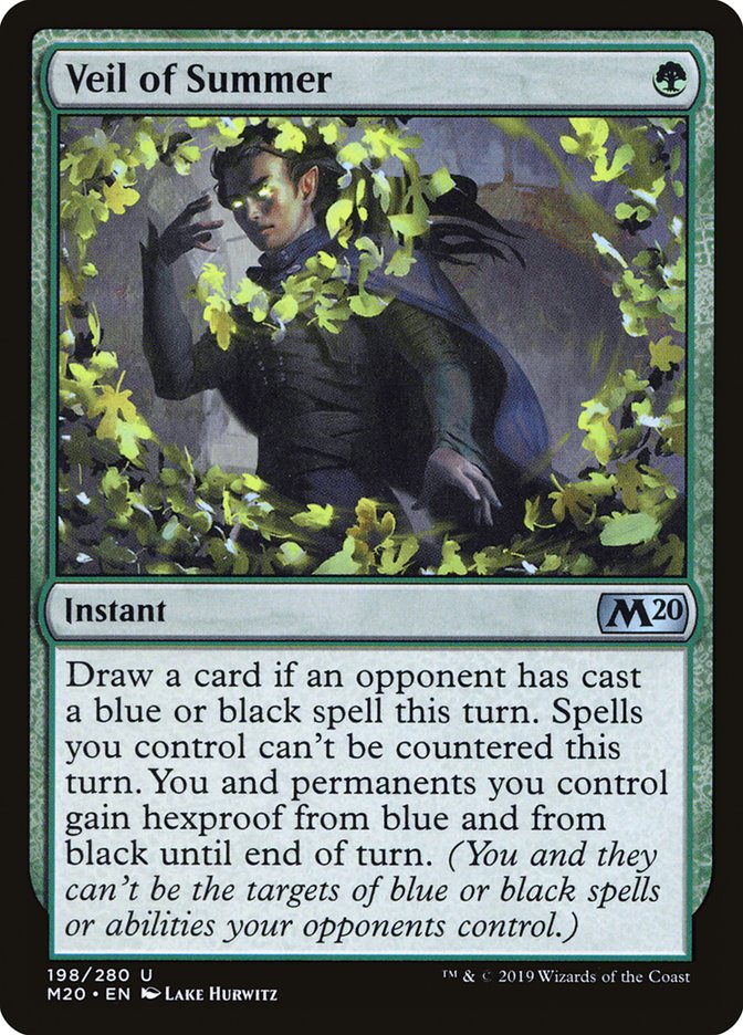 Veil of Summer ESPAÑOL [Core Set 2020]
