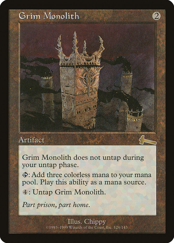 Grim Monolith PORTUGUESE [Urza's Legacy]