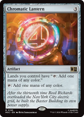 Chromatic Lantern (Surge Foil) [Marvel Super Heroes Commander]