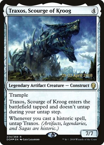 Traxos, Scourge of Kroog ESPAÑOL [Dominaria Prerelease Promos]