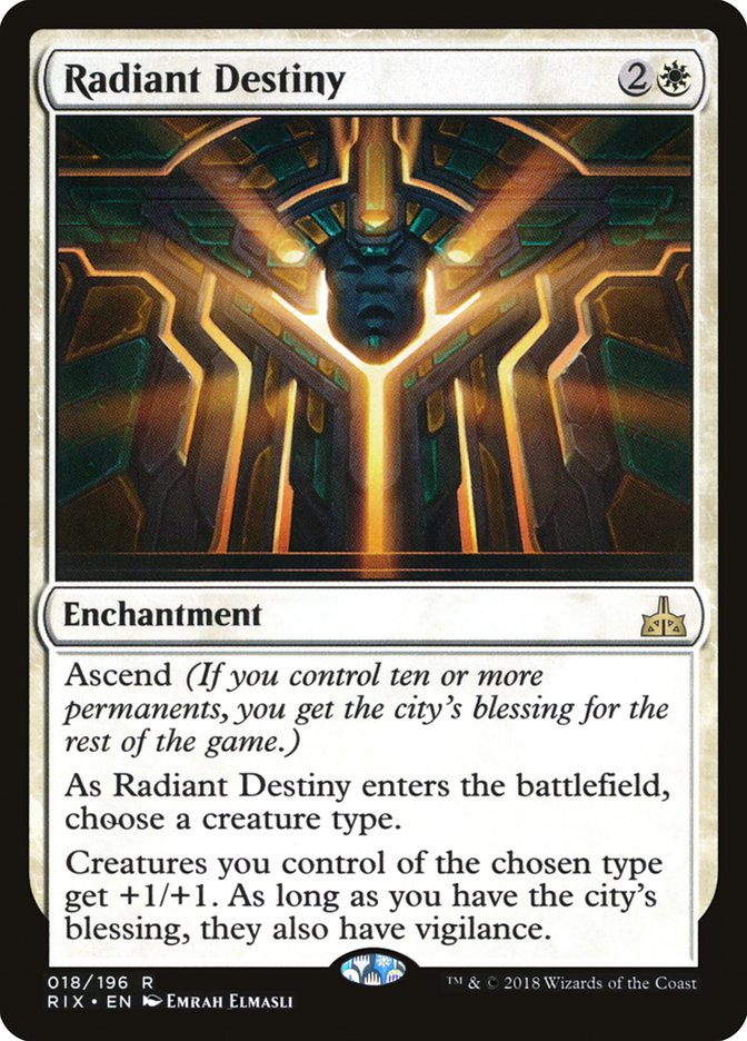 Radiant Destiny ESPAÑOL [Rivals of Ixalan]