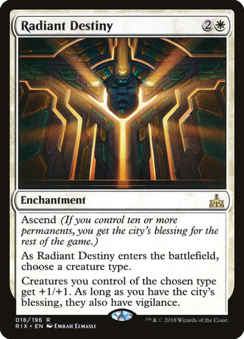 Radiant Destiny ESPAÑOL [Rivals of Ixalan]