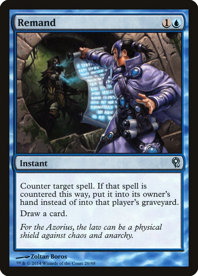 Remand SIGNED [Duel Decks: Jace vs. Vraska]