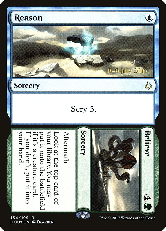 Reason // Believe ESPAÑOL [Hour of Devastation Prerelease Promos]