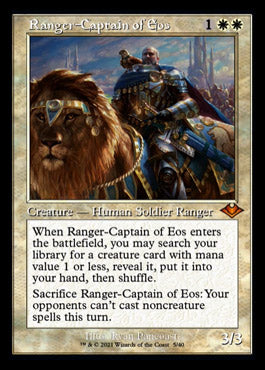 Ranger-Captain of Eos (Retro Foil Etched) JAPANESE [Modern Horizons 2]