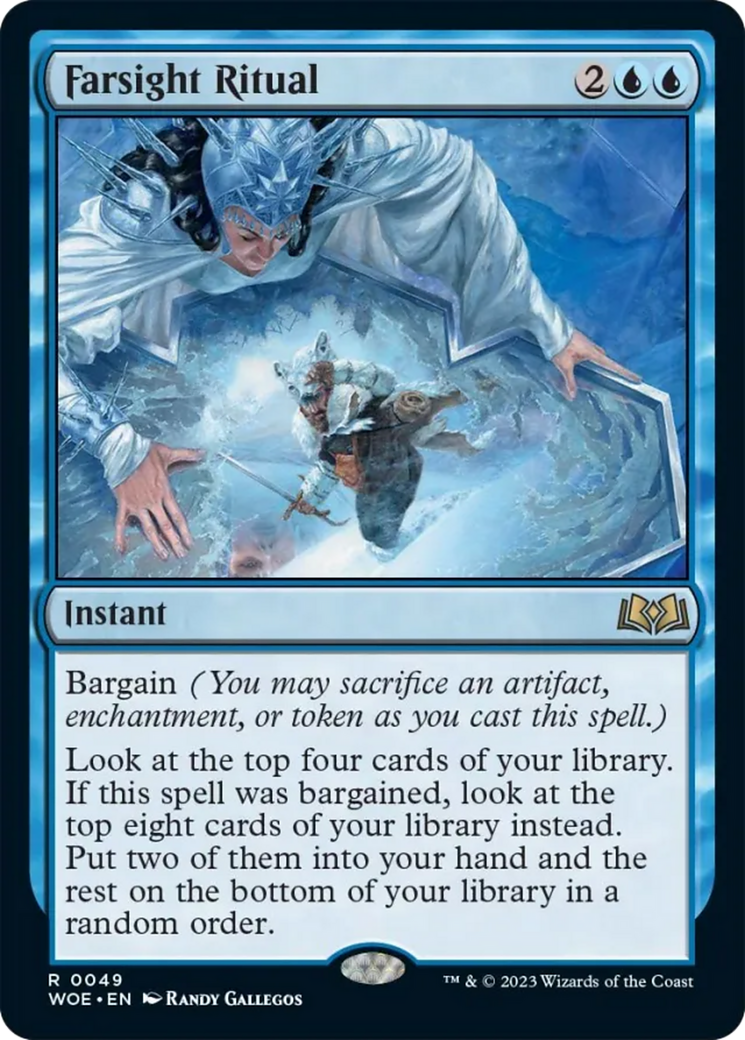Farsight Ritual ESPAÑOL [Wilds of Eldraine]