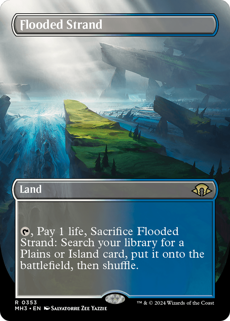 Flooded Strand (Borderless) JAPANESE [Modern Horizons 3]