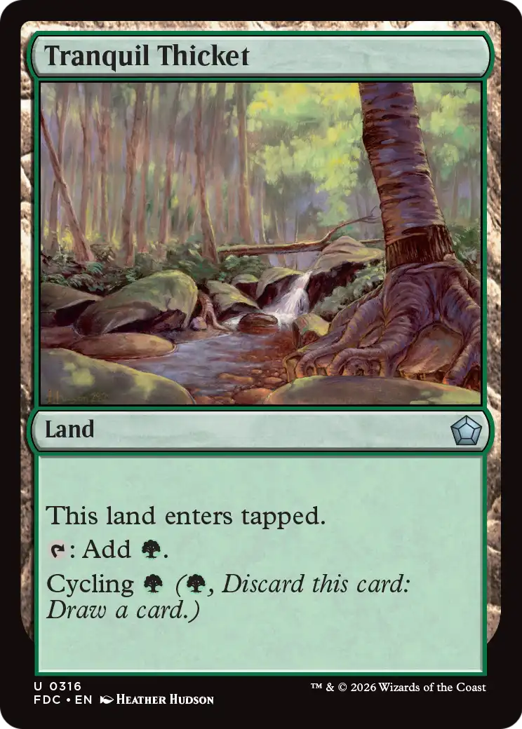 Tranquil Thicket [Foundations Commander]