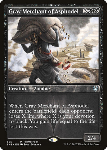 Gray Merchant of Asphodel (Promo Pack) ESPAÑOL [Theros Beyond Death Promos]