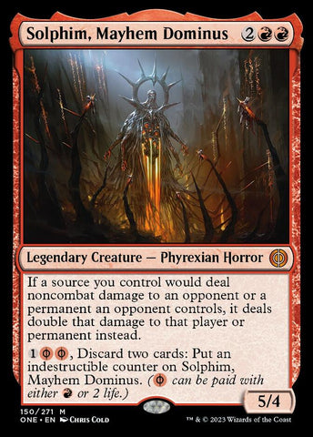 Solphim, Mayhem Dominus ESPAÑOL  [Phyrexia: All Will Be One]