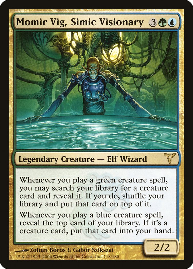 Momir Vig, Simic Visionary ESPAÑOL STAMPED [Dissension]