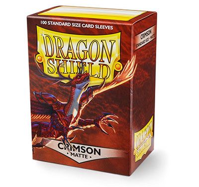 DRAGON SHIELD MATTE - CRIMSON