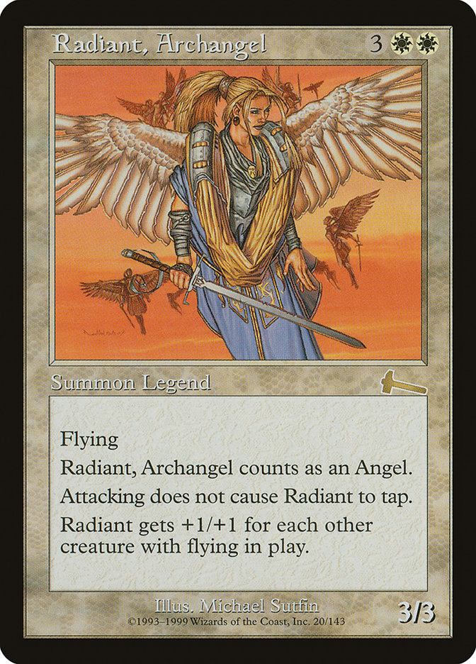 Radiant, Archangel JAPANESE [Urza's Legacy]
