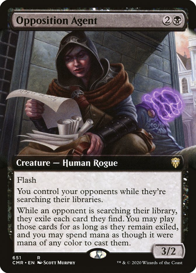MTG Opposition Agent 英語版 foil Opposition Agent (Promo Pack) (Commander Legends) | Promo | Star