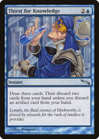 ESPAÑOL Thirst for Knowledge [Mirrodin]