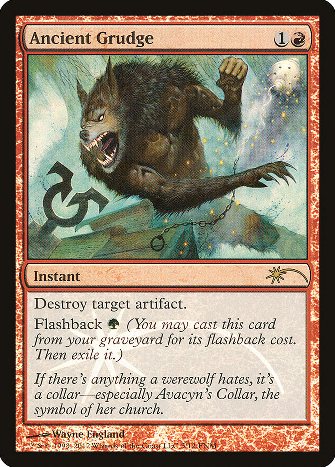 Ancient Grudge ESPAÑOL [Friday Night Magic 2012]
