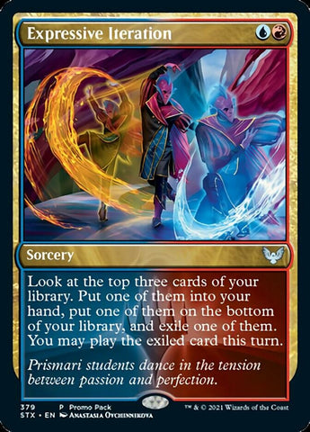 Expressive Iteration (Promo Pack) ESPAÑOL [Strixhaven: School of Mages Promos]