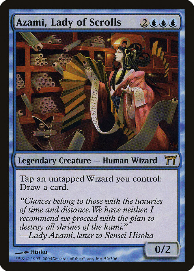 Azami, Lady of Scrolls ESPAÑOL [Champions of Kamigawa]