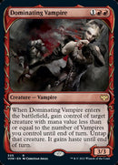 Dominating Vampire (Showcase Fang Frame) [Innistrad: Crimson Vow]